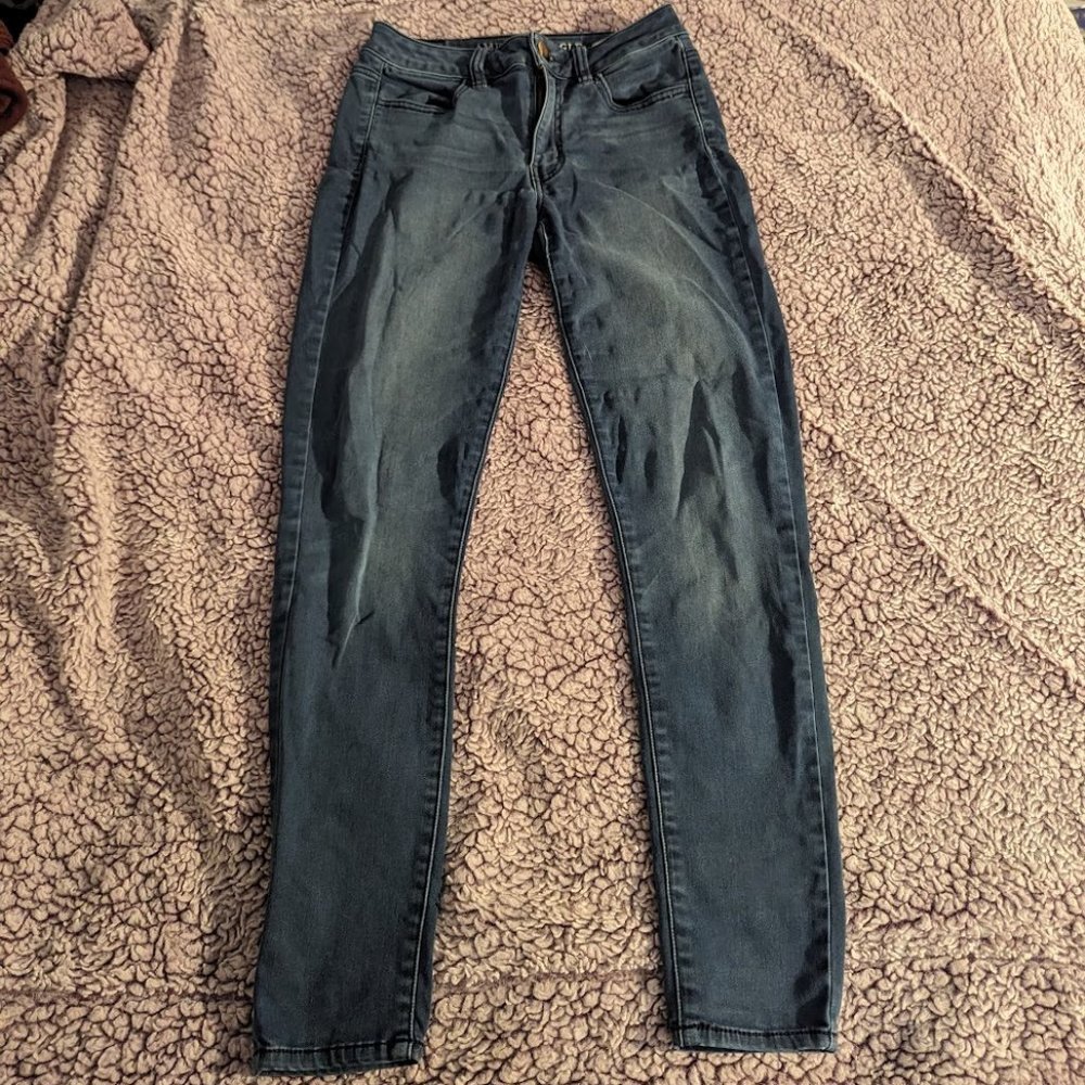 AEO Super Super Stretch High Rise Jeggings